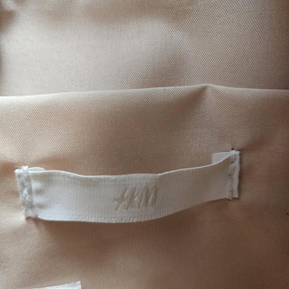 H&M Women's Straw Handbag with Braided Straw Design & Faux Leather Handles/Trim - Picture 10 of 10